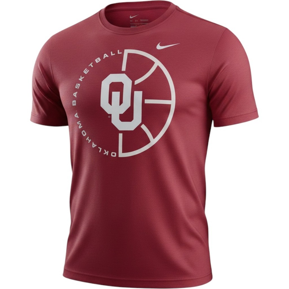 Nike Dri-FIT Oklahoma Sooners Basketball Icon Legend T Shirt Mens XL Crimson NWT